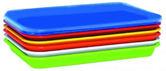 Bandejas plasticas de colores