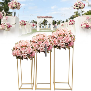 Soporte de metal dorado